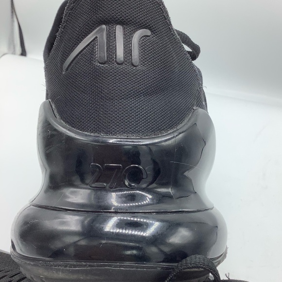 Nike Air Max 270 Triple Black AH8050-005 Sneakers - Picture 8 of 8